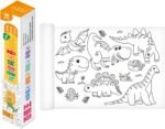 Rouleaux de papier à dessin adhésif pour enfants  graffiti, papier à colorier 3m adhésif sur mur/table ou sol – Image 6