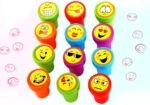 12 Tampons Enfants, Multicolore SMILEYS Coffret tampon – Image 5