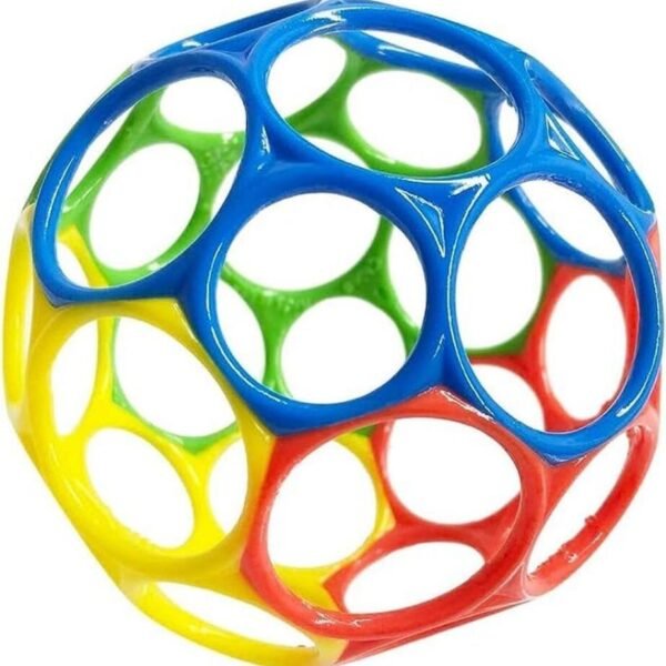 Bright Starts, Oball Classic, balle flexible et facile à manipuler, 10.16 cm x 10.16 cm x 10.16