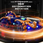 Super Voiture de Course Stunt Télécommandée 🏎️ - Rotation 360°, Effets de Fumée, Musique et Lumières LED – Image 4
