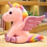 peluches kawaii ange licorne, jouet en peluche licorne de dessin animé, – Image 6