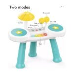 Jouet Musical Batterie et Piano Vert 18M+ – Huanger – Image 2