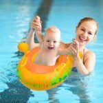 Bouée, Flotteur De Natation Gonflable Avec Pare Soleil Pour Bébés en enfants Dinosaur – Image 7