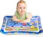Tapis de jeu d'eau gonflable pour  coussin pour bébé à remplir avec l'eau ou l'air 3-6-9 mois