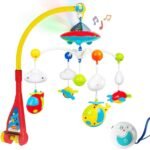Mobile Musical pour Lit Bébé - Lumières et Musique