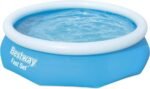 Psicine Bestway ronde autoportante 305 x 76 cm Fast Set avec pompe et filtre pour une meilleure économie d'eau – Image 9