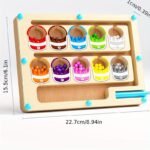 Labyrinthe de Perles en Bois Magnétique - Améliore la Coordination Œil-Main & les Compétences Mathématiques – Image 5