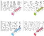 Rouleaux de papier à dessin adhésif pour enfants  graffiti, papier à colorier 3m adhésif sur mur/table ou sol – Image 2
