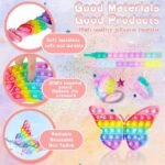 Pop Purse Pack Toy, Unicorn Rainbow Shoulder Crossbody Small Mini Little Keychain, – Image 18