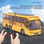 Bus Scolaire RC - Bus Jouet télécommandé avec Lumières LED – Image 2
