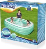 Piscine Gonflable Familiale BESTWAY Translucide – 200 x 146 x 48 cm – Confort et Fraîcheur pour l’Été – Image 3