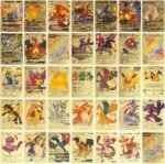 Pack de 30 Cartes Pokmon 3D 10Gold +10 Noir+10 Gris avec emballage dorée 2024 – Image 3