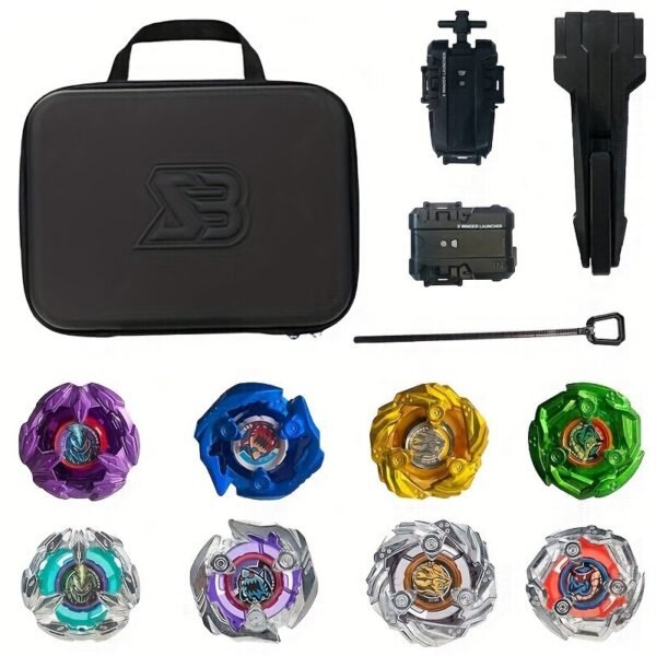 Nouvelle Série de Kits d'Outils, Ensemble de Gyroscope Série X, 8 Gyroscopes, 2 Lanceurs, Une Poignée