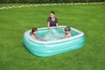 Piscine Gonflable Familiale BESTWAY Translucide – 200 x 146 x 48 cm – Confort et Fraîcheur pour l’Été – Image 2