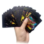 55 Cartes Pokemon anglaises Plastic Noir – Image 2