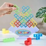 Jeu d'équilibre pour enfants et adultes, jouets empilables, jeu de société, famille parfaite
