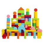 Ensemble de blocs de construction en bois avec sac de rangement – Image 6