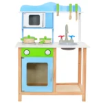 Ensemble de cuisine en bois, poêle à gaz, jouet de maison – Image 5