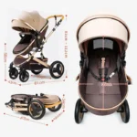 Poussette 3 en 1 Pour Bébé, Pliante et Légère - BELECOO – Image 5