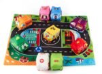 Voitures en tissu avec tapis doux au toucher pour Bebe, 6 pièces – Image 4
