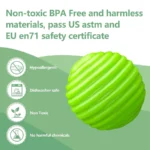 Jeu mentaires oriel texturé pour bébé, multi-balles souples, jouets de douche Montessori, activité pour tout-petits de 1 à 3 ans, 6 pièces, – Image 4