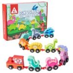 Jeu de sol pour enfants, blocs de construction, modèle de dinosaure, 11 pièces
