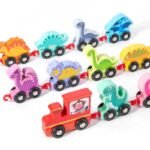Jeu de sol pour enfants, blocs de construction, modèle de dinosaure, 11 pièces – Image 4