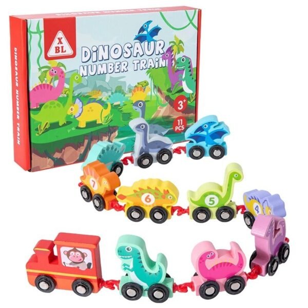 Jeu de sol pour enfants, blocs de construction, modèle de dinosaure, 11 pièces