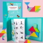 Magnetic Jigsaw Puzzle Teaching Aids Development Intellectual Wooden Jigsaw Puzzle Wooden Toys Early Childhood Education