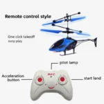 Mini Hélicoptère à Induction, Peut Voler et Fouetter Automatiquement pour Empêcher les Chutes, Mini Drone RC – Image 2