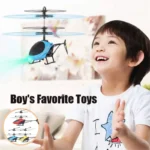 Mini Hélicoptère à Induction, Peut Voler et Fouetter Automatiquement pour Empêcher les Chutes, Mini Drone RC – Image 3