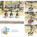 Mini Hélicoptère à Induction, Peut Voler et Fouetter Automatiquement pour Empêcher les Chutes, Mini Drone RC – Image 5