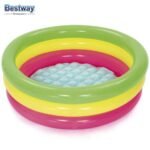 Bestway Piscine Arc en ciel à sol gonflable confort Diamètre : 1,02m; Hauteur : 25 cm – Image 6