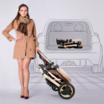 Poussette Belecoo 2 in 1 multifonctionnellle – Image 4