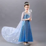 Robe de noël Elsa pour filles – Image 2