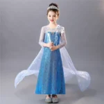 Robe de noël Elsa pour filles