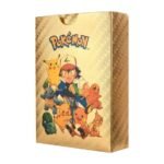 55 Cartes Pokemon anglaises Plastic doré – Image 2