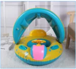 Flotteur de natation gonflable pour bébé, avec auvent solaire – Image 4