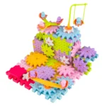 Décennie s de Construction Électriques à Grandes Particules pour Enfant, Bricolage, Couleurs Rotatives, Équipés Aléatoirement de Batterie 1 n ° 5, 83 Pièces