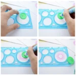 Ensemble de pochoirs de dessin spirographe géométrique pour enfants, modèle de peinture, artisanat d'art, jouet créatif, variété de fleurs, règle - AliExpress 26 – Image 2