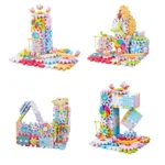 Décennie s de Construction Électriques à Grandes Particules pour Enfant, Bricolage, Couleurs Rotatives, Équipés Aléatoirement de Batterie 1 n ° 5, 83 Pièces – Image 4