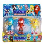 3 pcs/Set Sonic Action Figure Cute Anime – Image 2