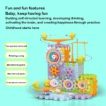 Décennie s de Construction Électriques à Grandes Particules pour Enfant, Bricolage, Couleurs Rotatives, Équipés Aléatoirement de Batterie 1 n ° 5, 83 Pièces – Image 6