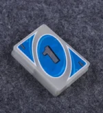 UNO Plastique  Jeu de Cartes Transparent en PVC pour Enfant, Jouets de Société, – Image 4