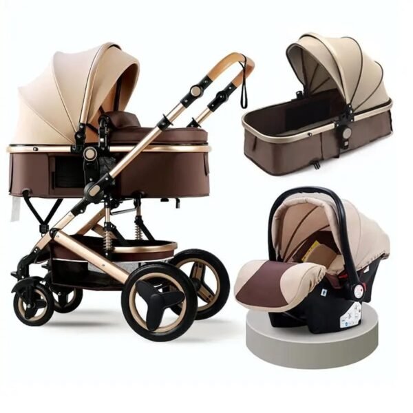 Poussette 3 en 1 Pour Bébé, Pliante et Légère - BELECOO