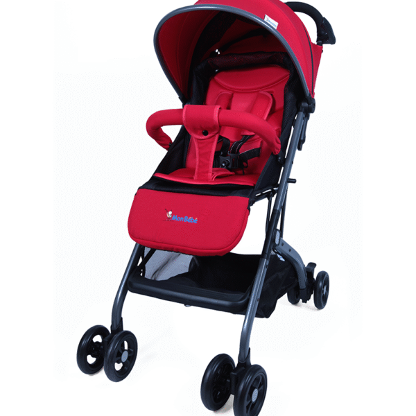 POUSSETTE VALISE Rouge – MON BÉBÉ