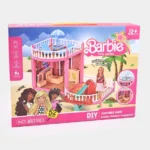 Barbie Villa Série - Maison de Poupée DIY à Assembler 🏠 - 52 Pièces - Jeu d'Imagination