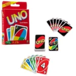 PACK 4: Jenga 54 pcs + Jeu d'échecs + Carte Uno + Skyjo – Image 5