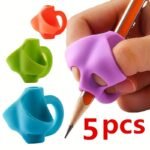 5pcs Étudiant Grip Pen Correcteur Set  Élèves de l'école primaire Écriture Correcteur