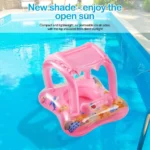 Bouée, Flotteur De Natation Gonflable Avec Pare Soleil Pour Bébés en enfants – Image 8